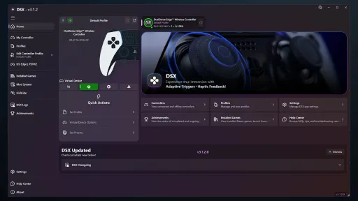 DSX screenshot 1