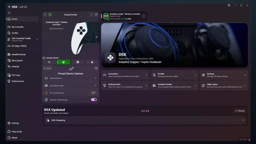 DSX screenshot 2