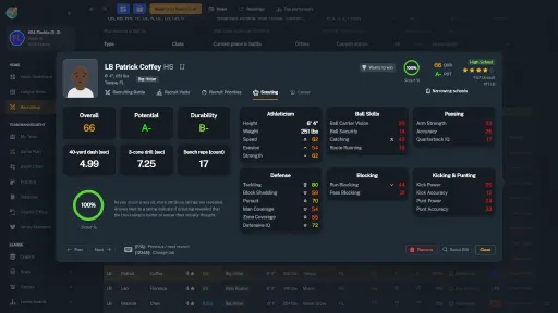 Football Coach: College Dynasty screenshot 3