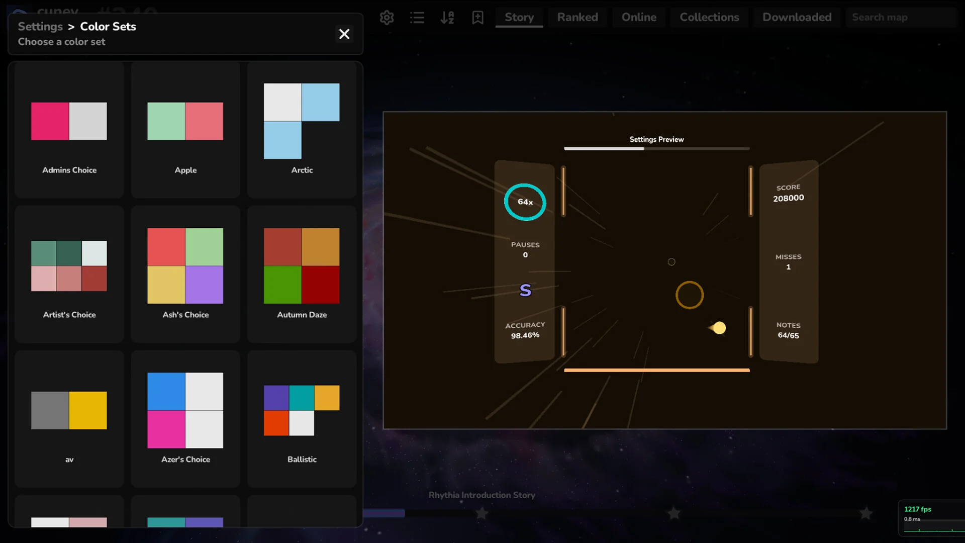 Rhythia screenshot 1