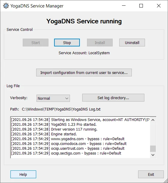 YogaDNS