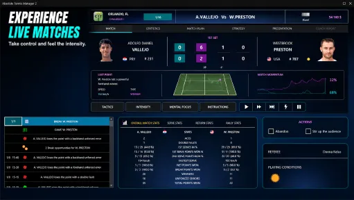 Absolute Tennis Manager 2 screenshot 2