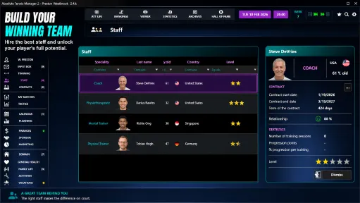 Absolute Tennis Manager 2 screenshot 5