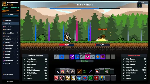 Between Adventures IDLE screenshot 1