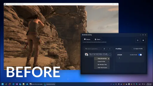 Borderless Gaming screenshot 1