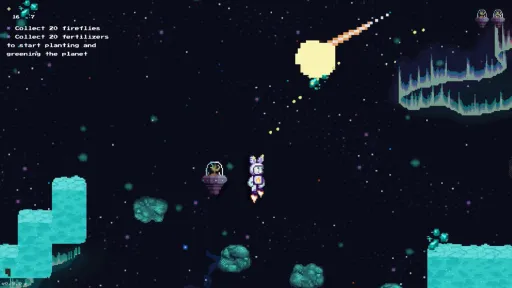 Bunny Space Odyssey: FlopHop screenshot 1