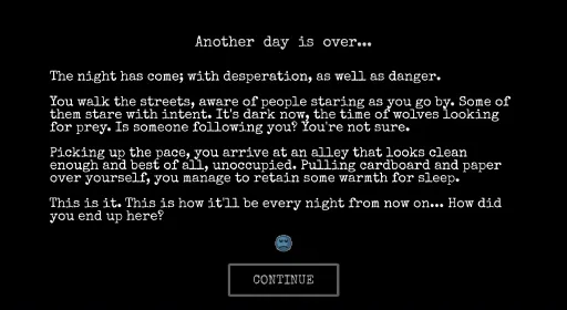 CHANGE: A Homeless Survival Experience screenshot 8