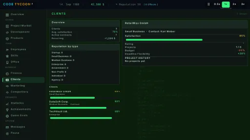 Code Tycoon screenshot 1