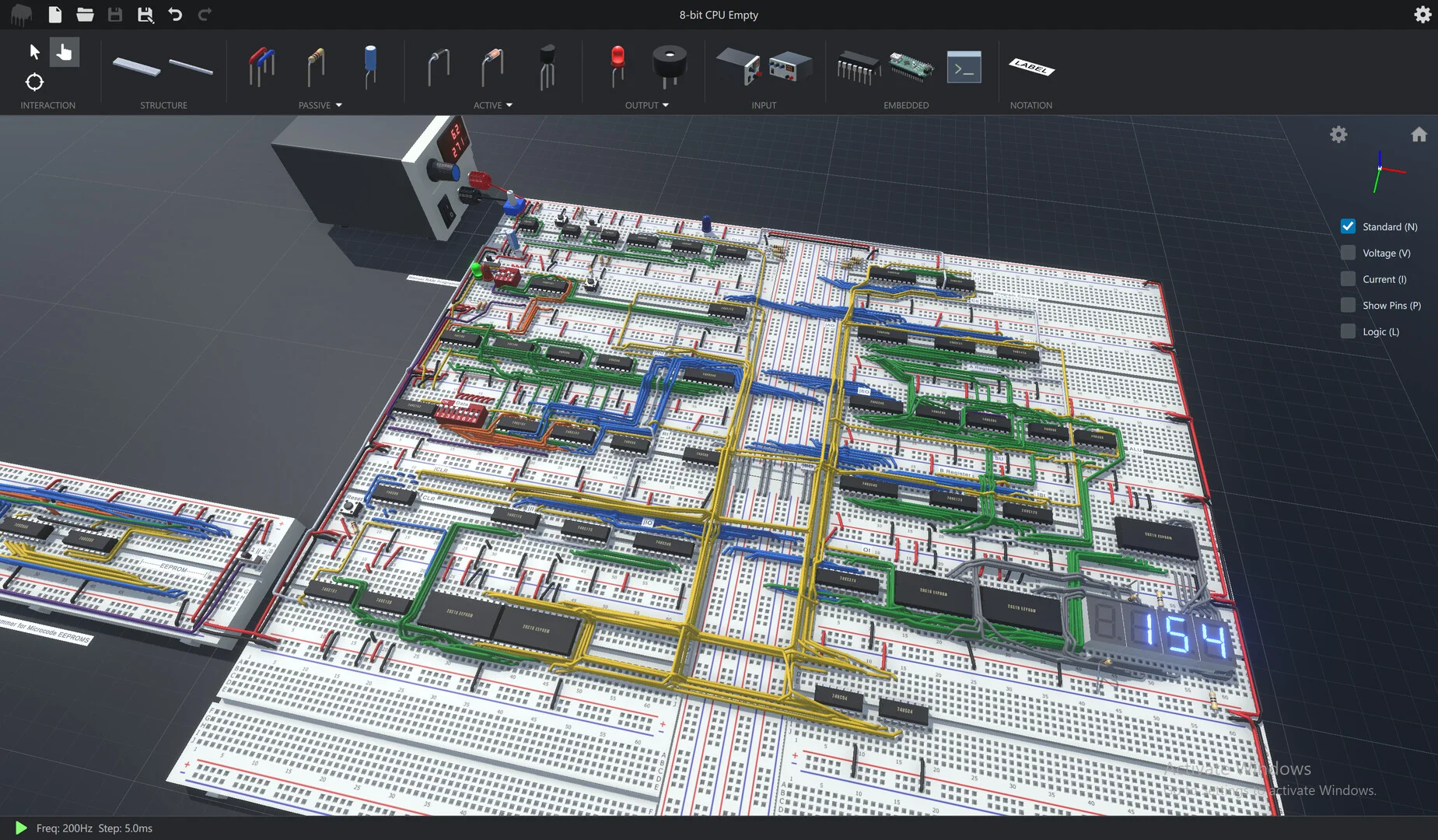 CRUMB Circuit Simulator screenshot 1