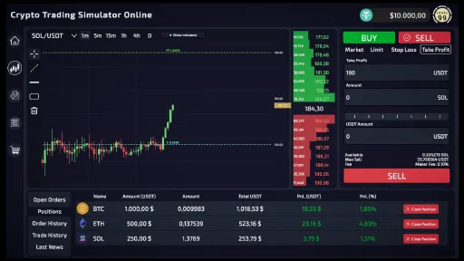 Crypto Trading Simulator screenshot 1