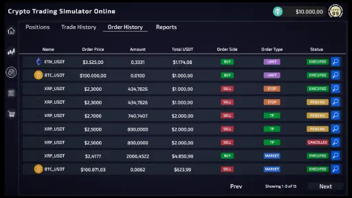 Crypto Trading Simulator screenshot 11