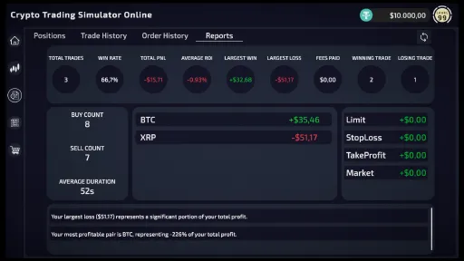 Crypto Trading Simulator screenshot 14