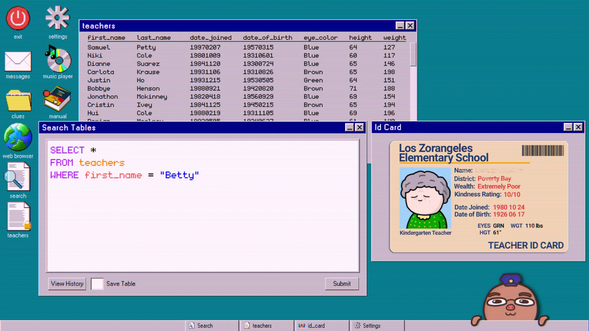 Database Detective: Minor Crimes Division screenshot 1
