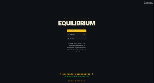 EQUILIBRIUM screenshot 1