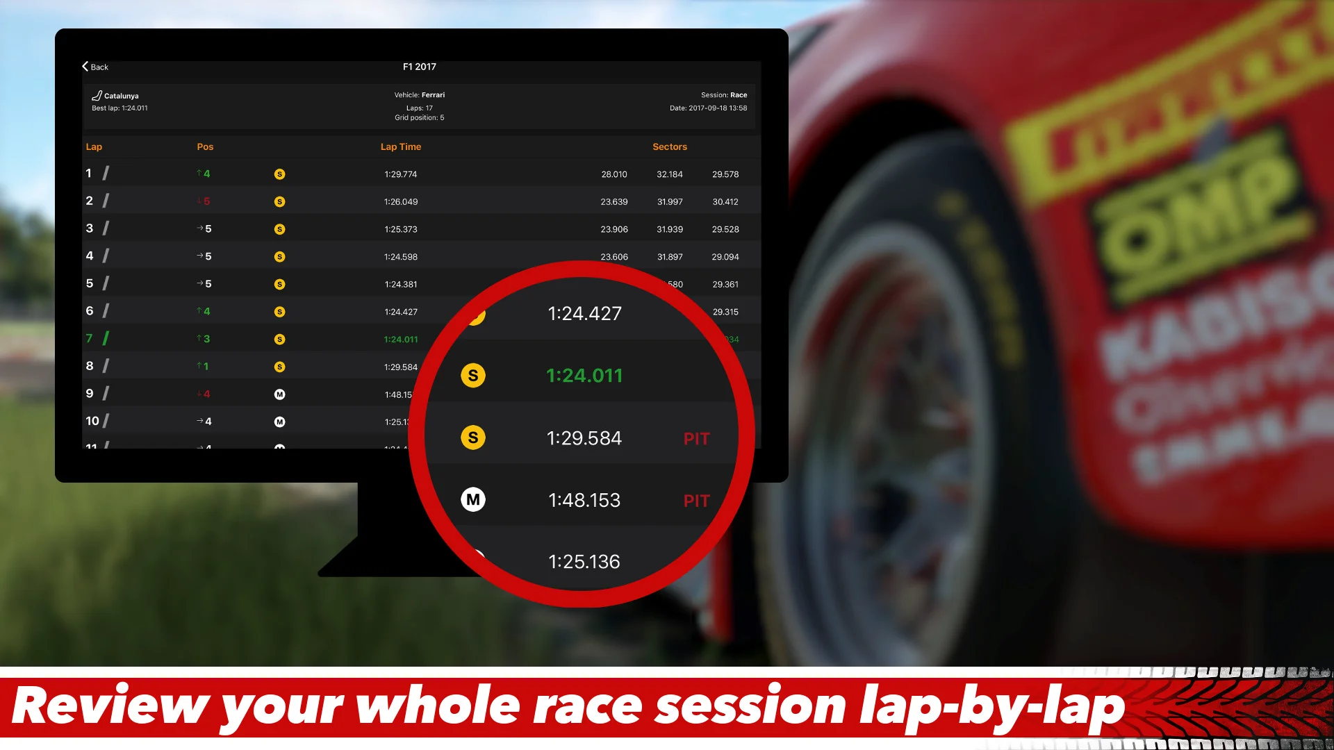 Sim Racing Telemetry - F1 2021 screenshot 1