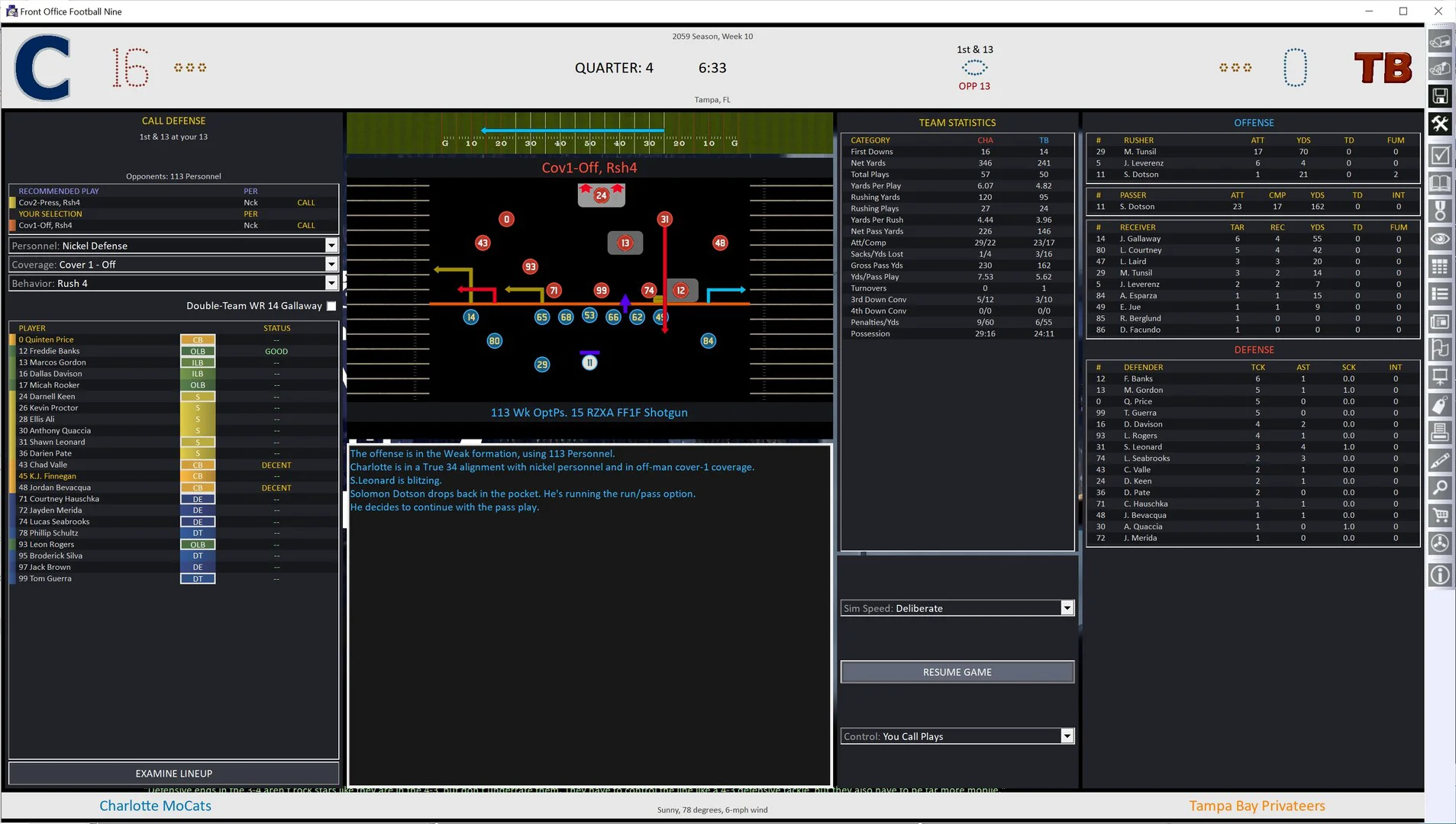 Front Office Football Nine screenshot 14