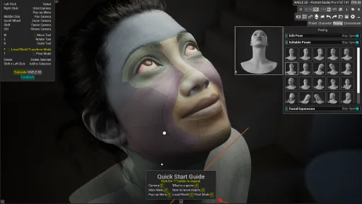 HAELE 3D - Portrait Studio Pro - Drawing References screenshot 34