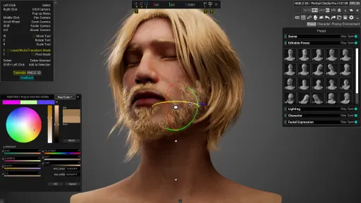 HAELE 3D - Portrait Studio Pro - Drawing References screenshot 7