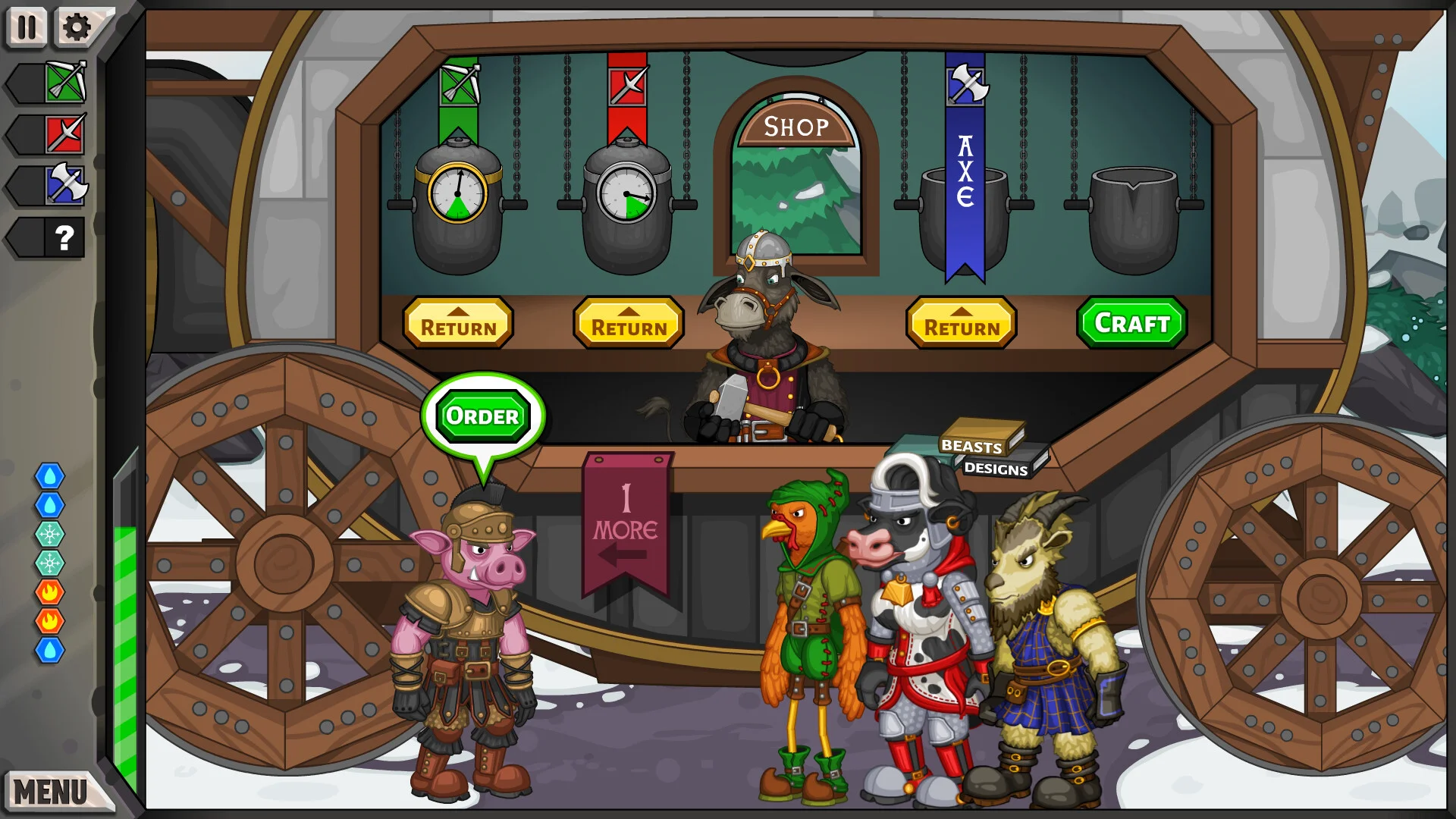 Jacksmith: Weapons and Warriors screenshot 1