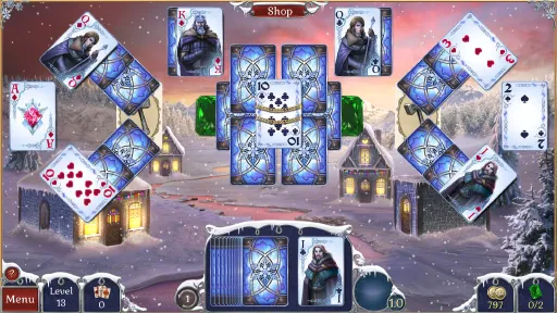 Jewel Match Solitaire Winterscapes screenshot 1
