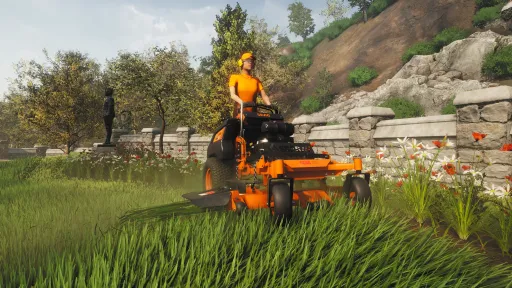Lawn Mowing Simulator screenshot 1