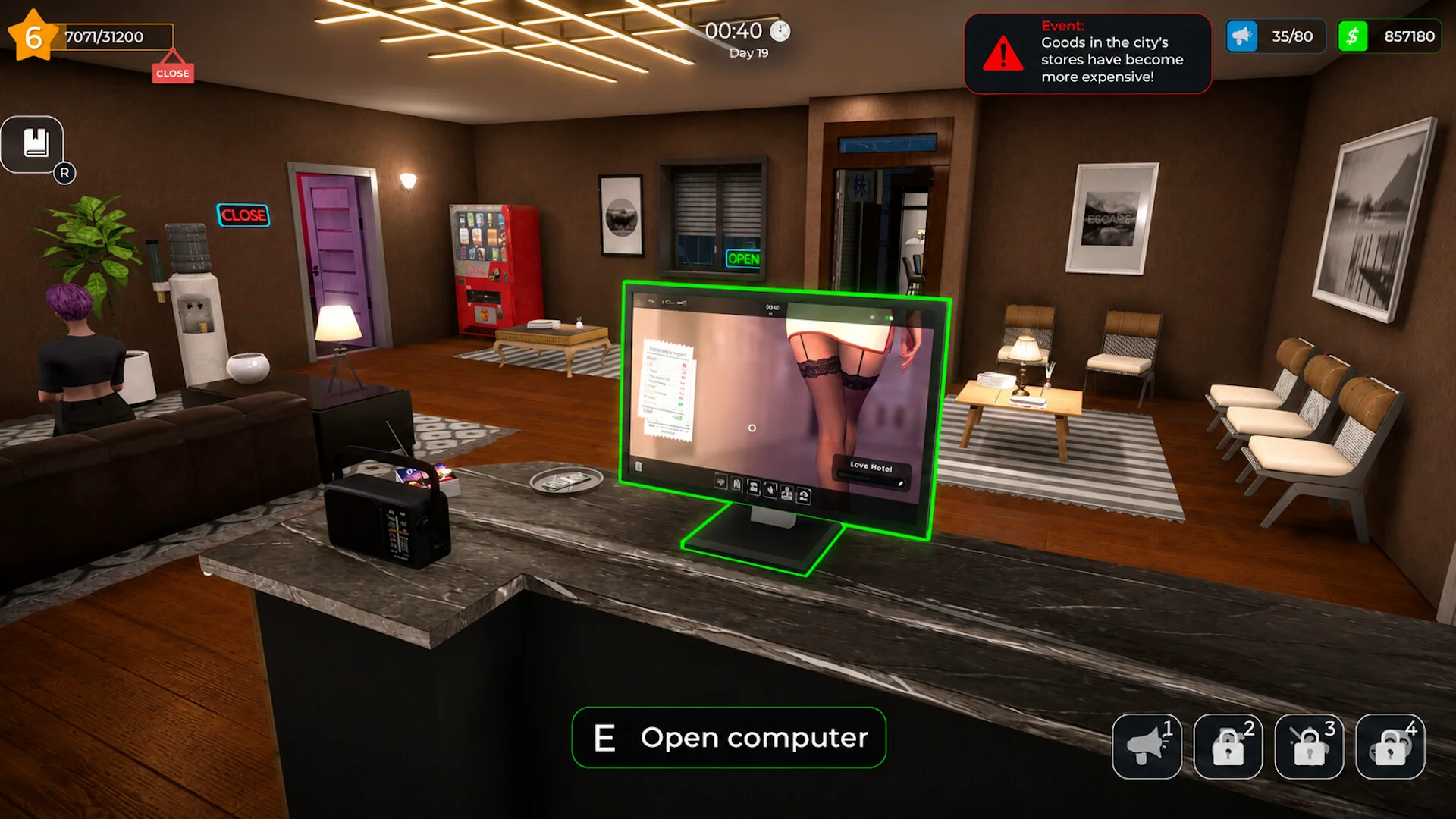 LOVE Hotel Simulator 🏩 screenshot 4