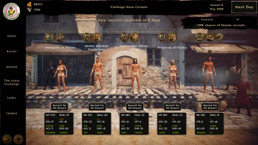 Ludus Magnatus: Gladiator Manager Simulator screenshot 6
