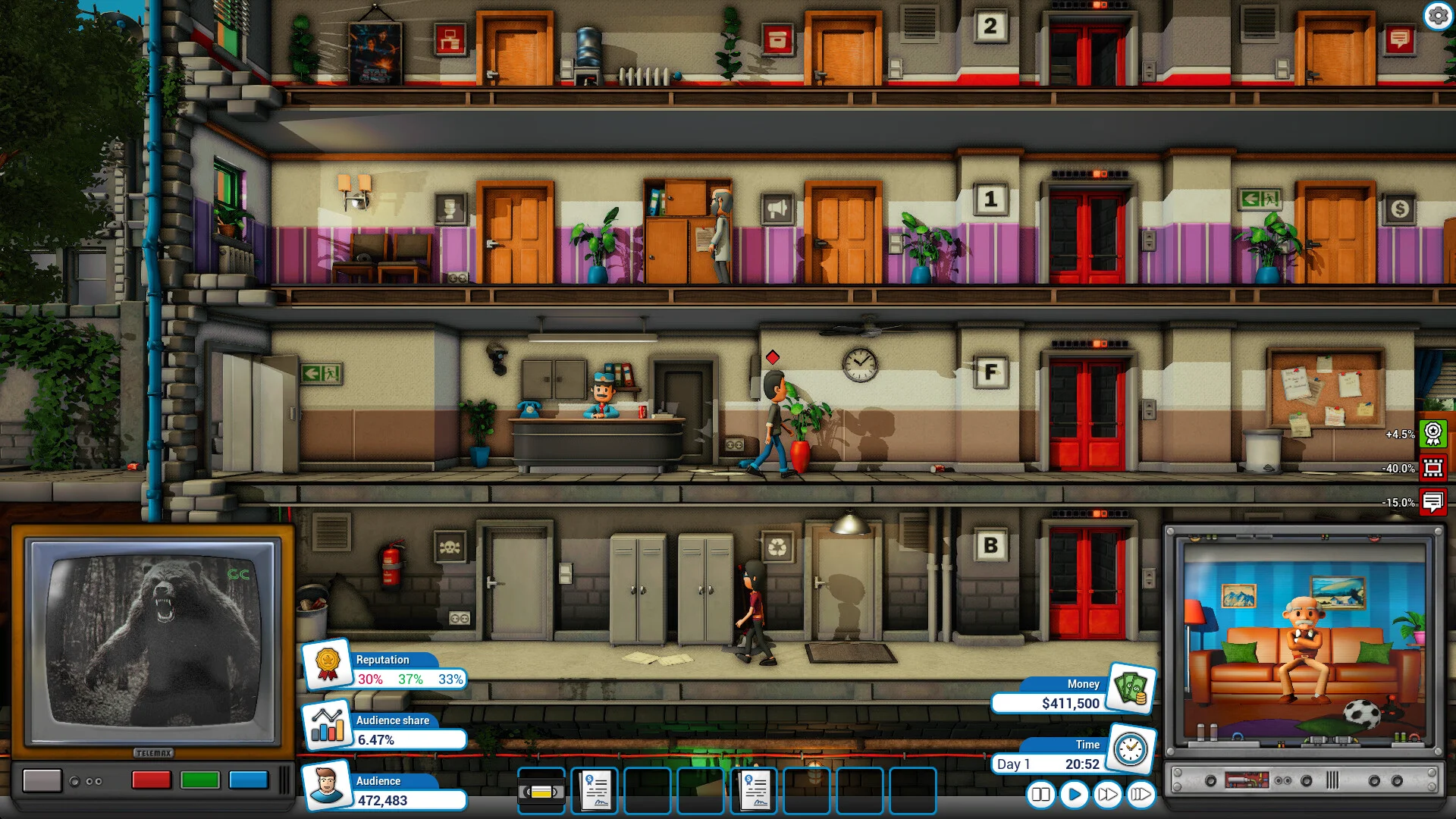 Mad Television Tycoon screenshot 2