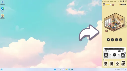 Mini Cozy Room: Lo-Fi screenshot 1