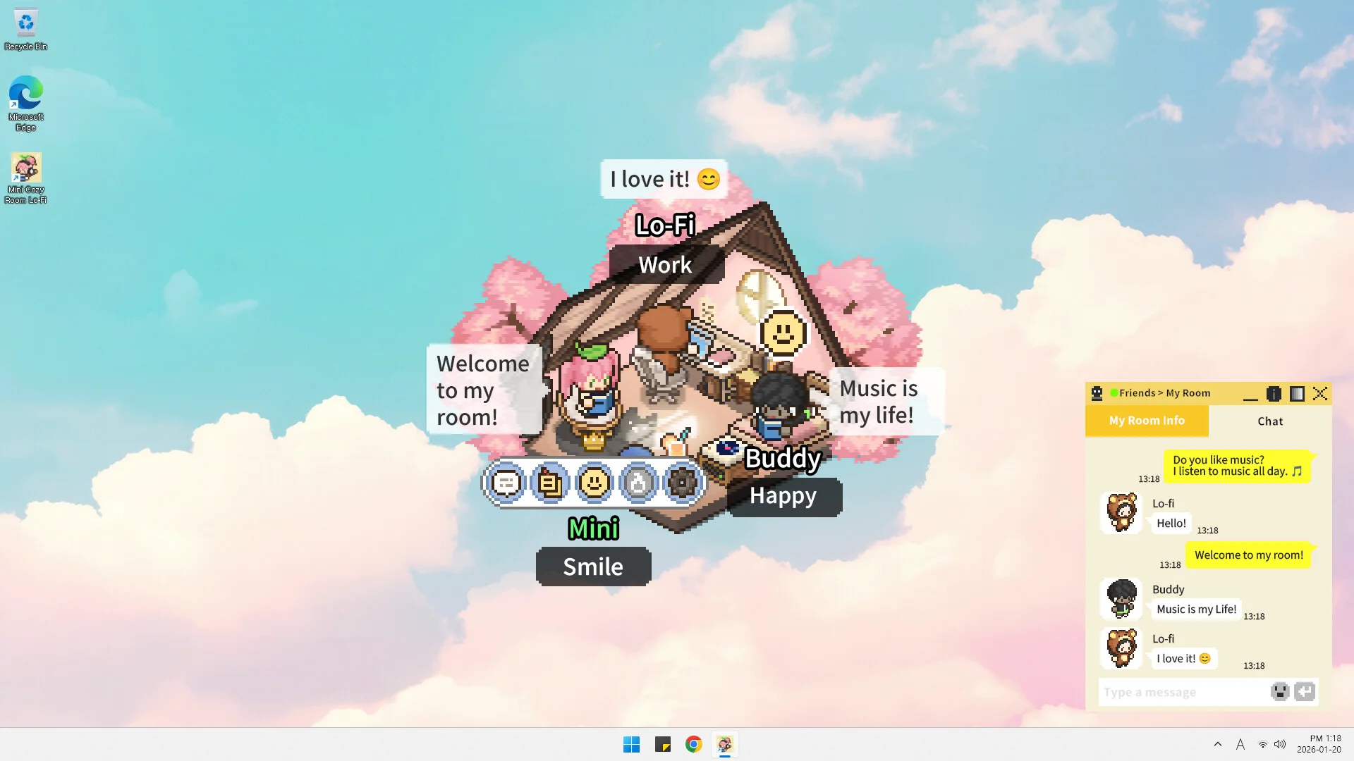 Mini Cozy Room: Lo-Fi screenshot 7