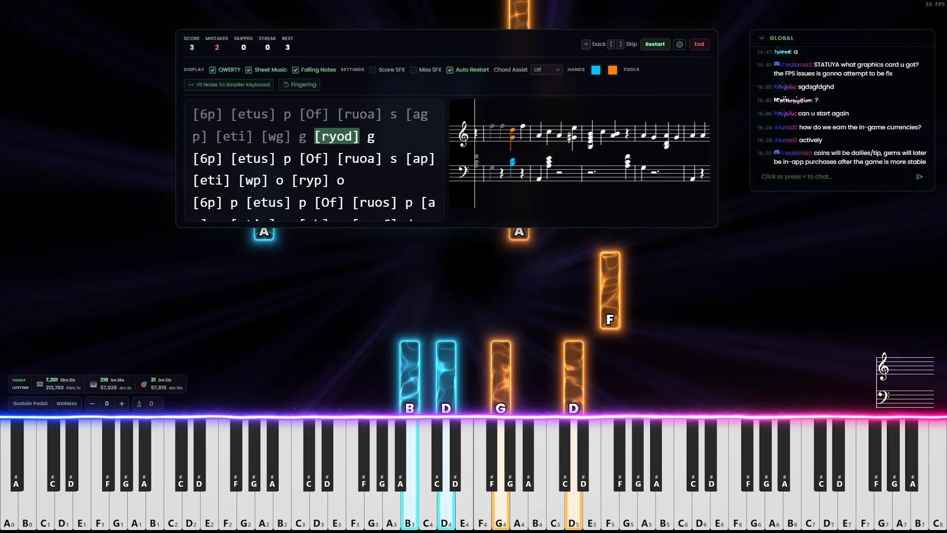 Piano Glow screenshot 2