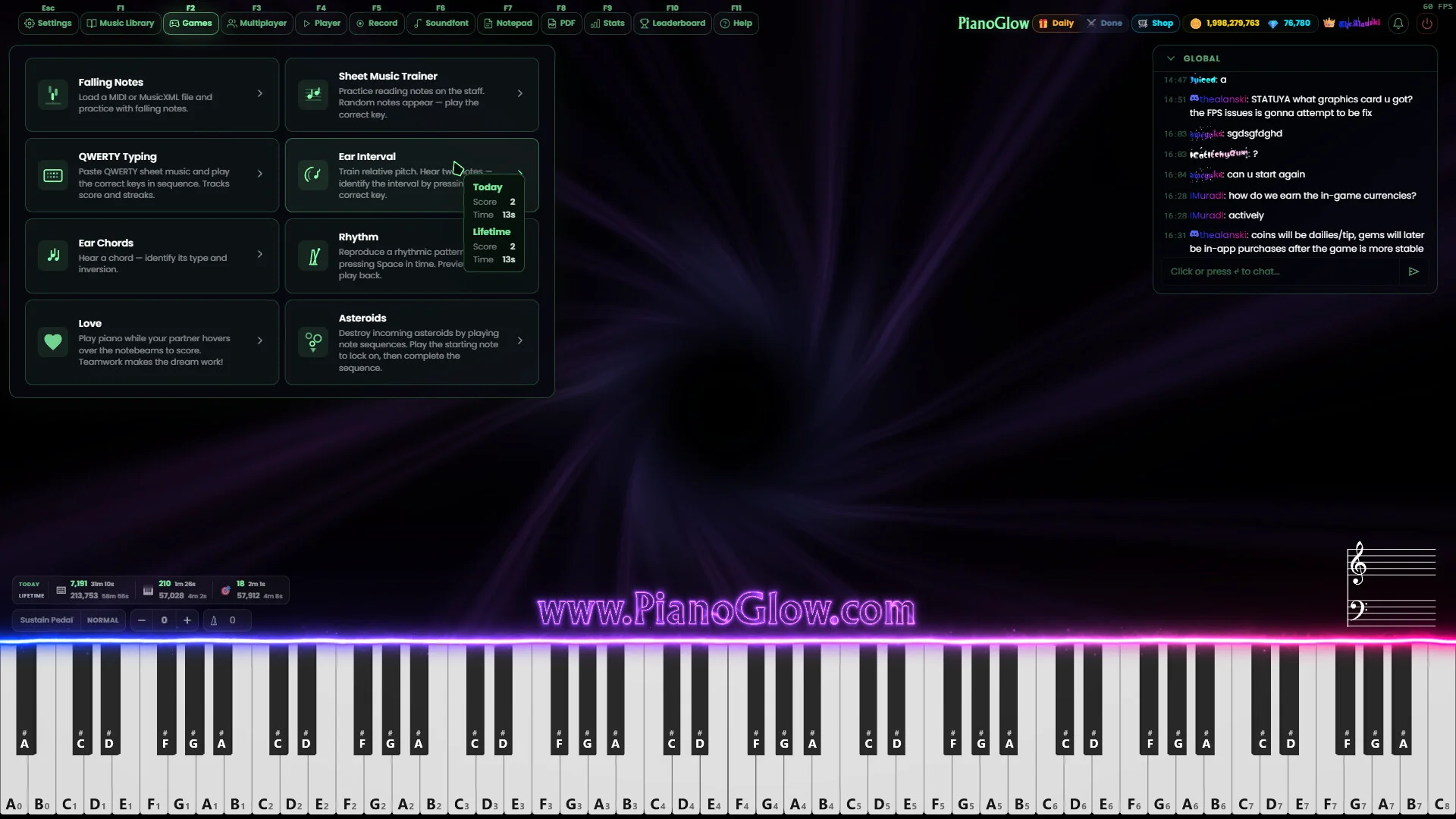 Piano Glow screenshot 4
