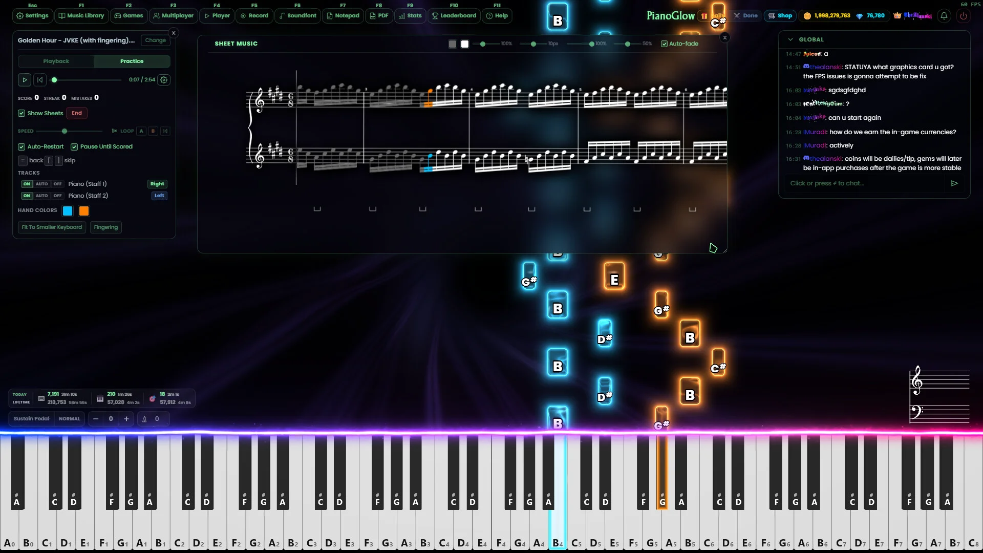 Piano Glow screenshot 6