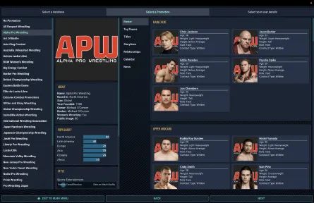 Pro Wrestling Sim screenshot 7