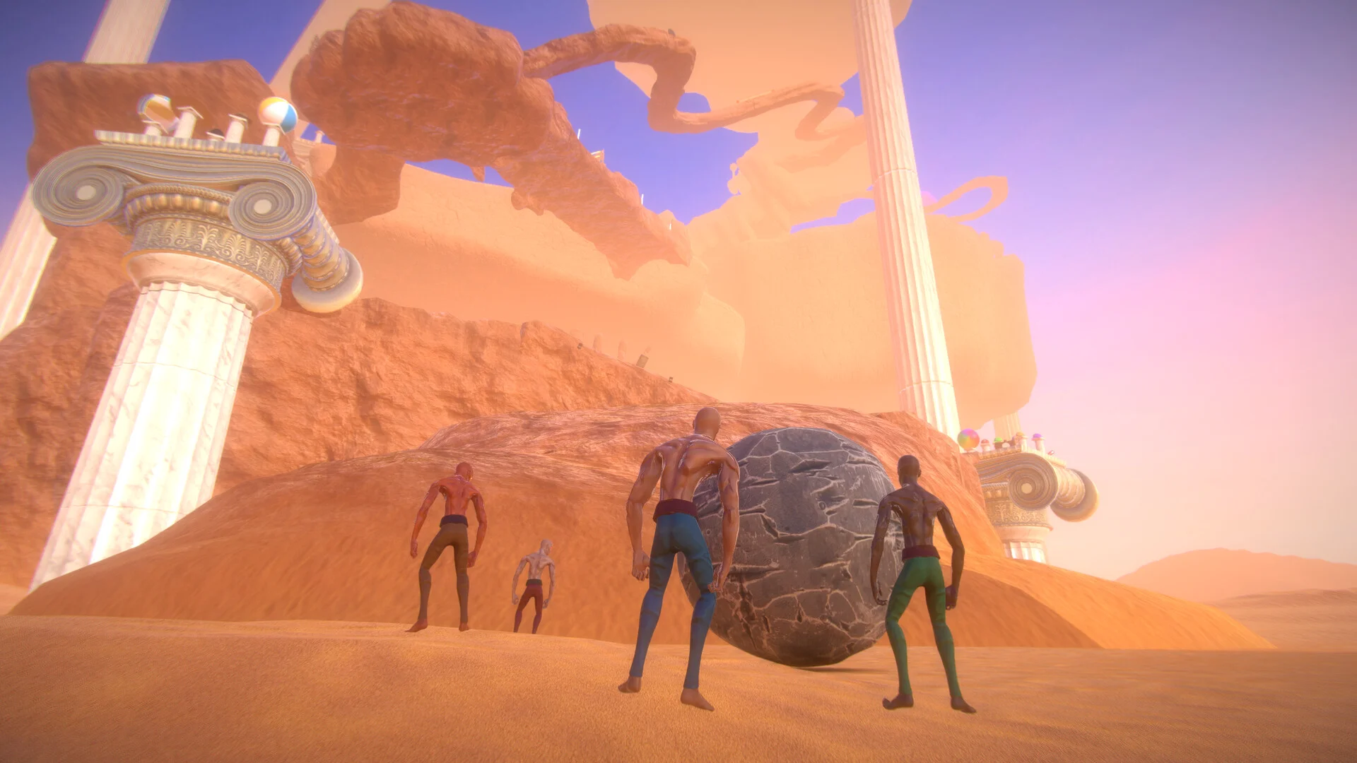 Pushing it! Together Sisyphus Co-op  screenshot 1