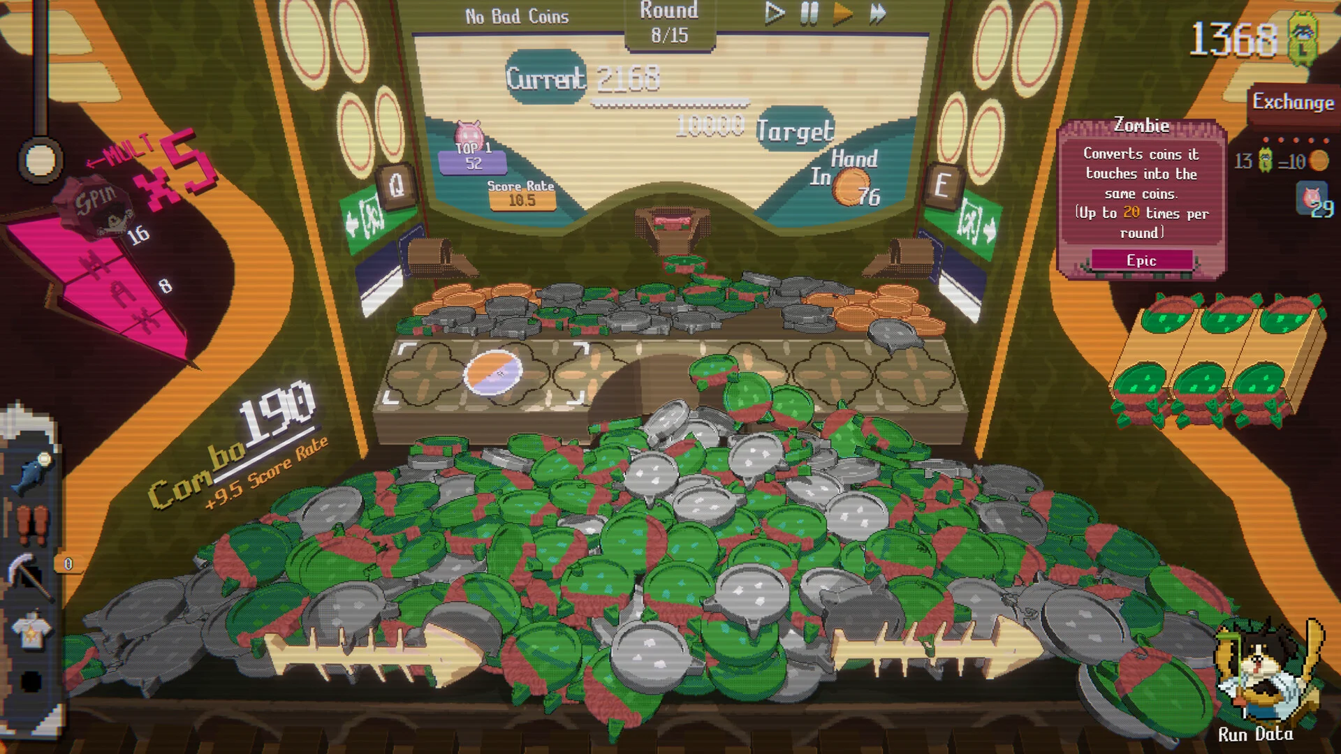 RACCOIN: Coin Pusher Roguelike screenshot 8