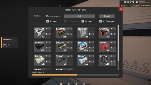 Returns Outlet Simulator screenshot 16