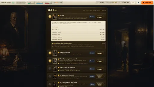 Rich List: The Order screenshot 3