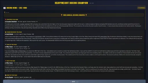 Sim: Heavyweight Boxing Champion screenshot 14