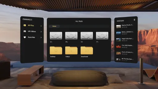 SKYBOX VR Video Player screenshot 1