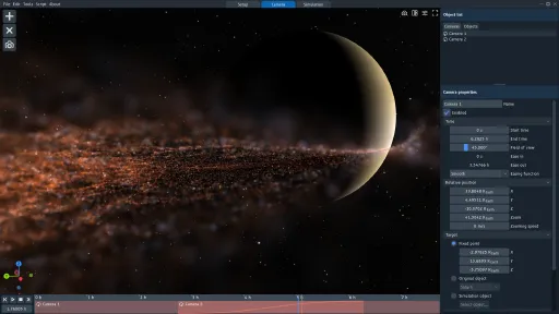 SpaceSim - Astrophysical Simulation Software screenshot 4