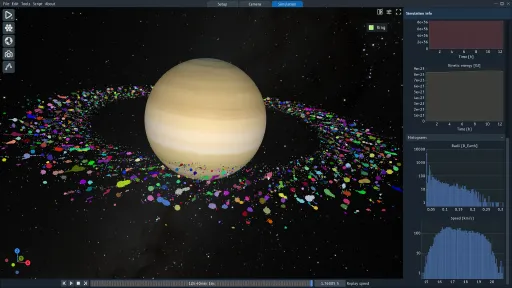 SpaceSim - Astrophysical Simulation Software screenshot 5