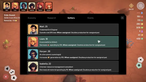 Stellar Settlers: Space Base Builder screenshot 6