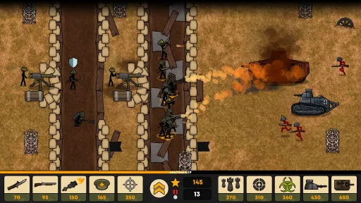 Stickman Trenches screenshot 1