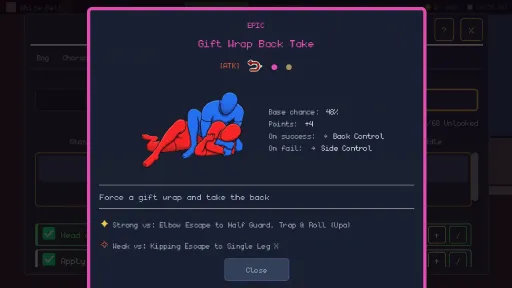Submission Saga: The Jiu Jitsu RPG screenshot 10