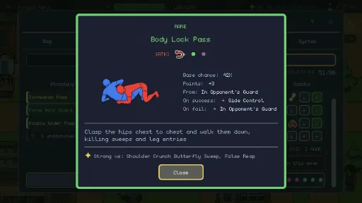 Submission Saga: The Jiu Jitsu RPG screenshot 11