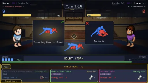 Submission Saga: The Jiu Jitsu RPG screenshot 5