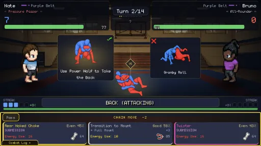 Submission Saga: The Jiu Jitsu RPG screenshot 7