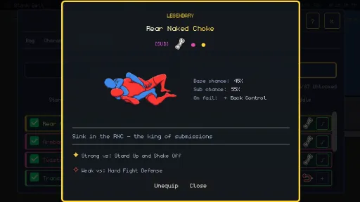 Submission Saga: The Jiu Jitsu RPG screenshot 8