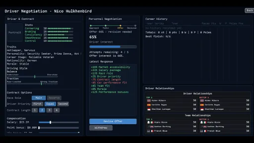 Team Principal: A Racing Manager screenshot 6